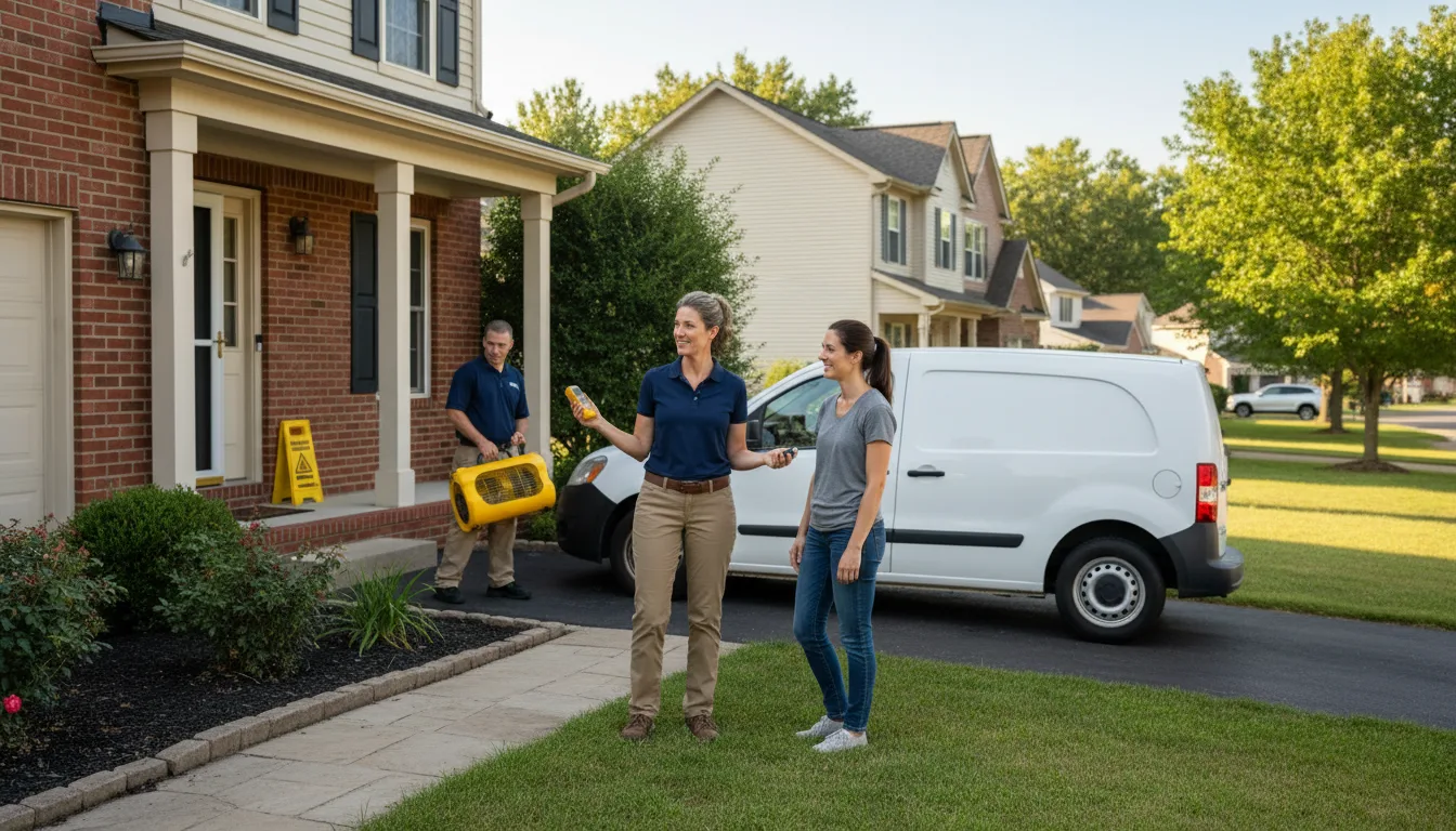 Water restoration image for Home Water Damage Repair in Leggett, CA